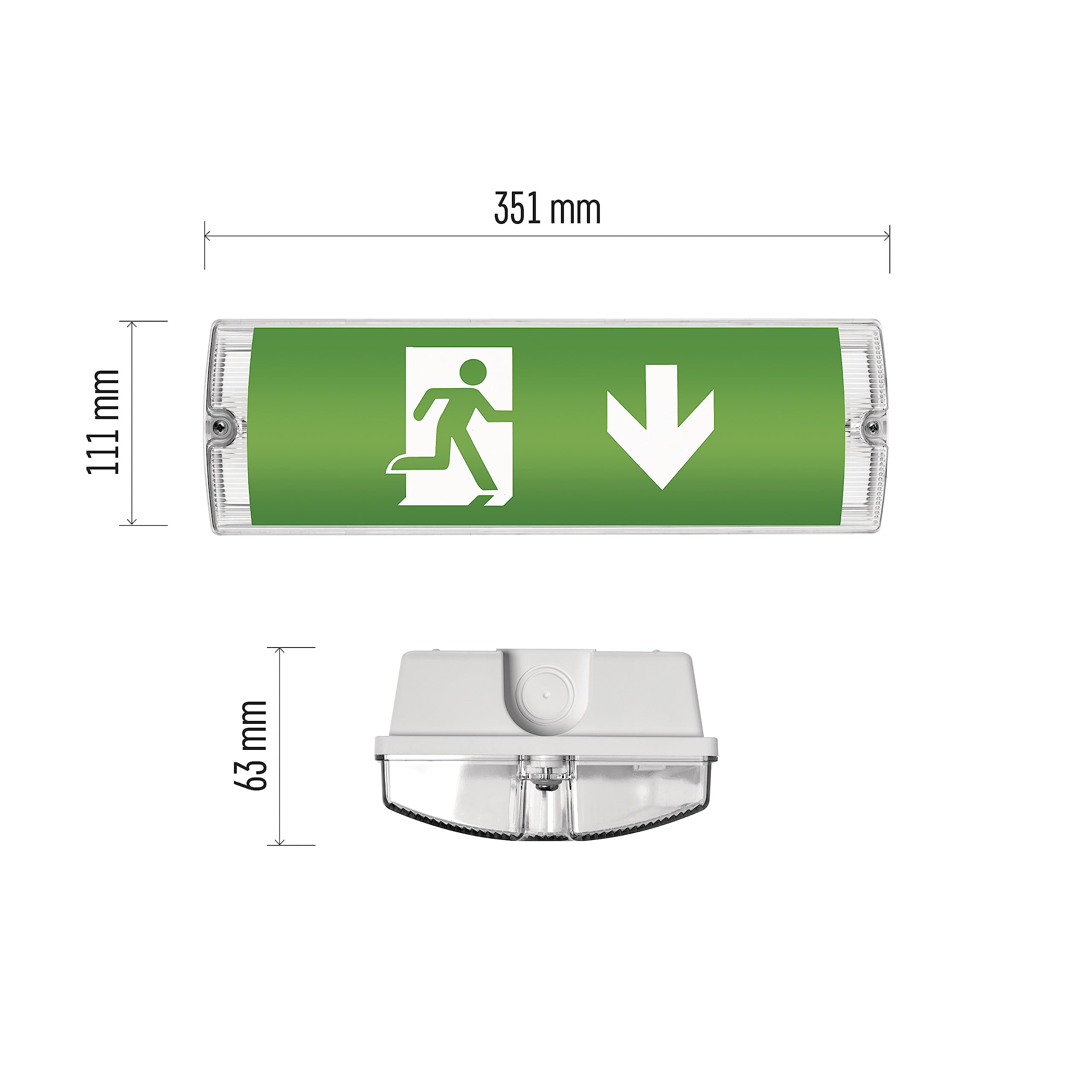 EMOS Illuminazione Di Emergenza LED IP65, Modalità Di Emergenza