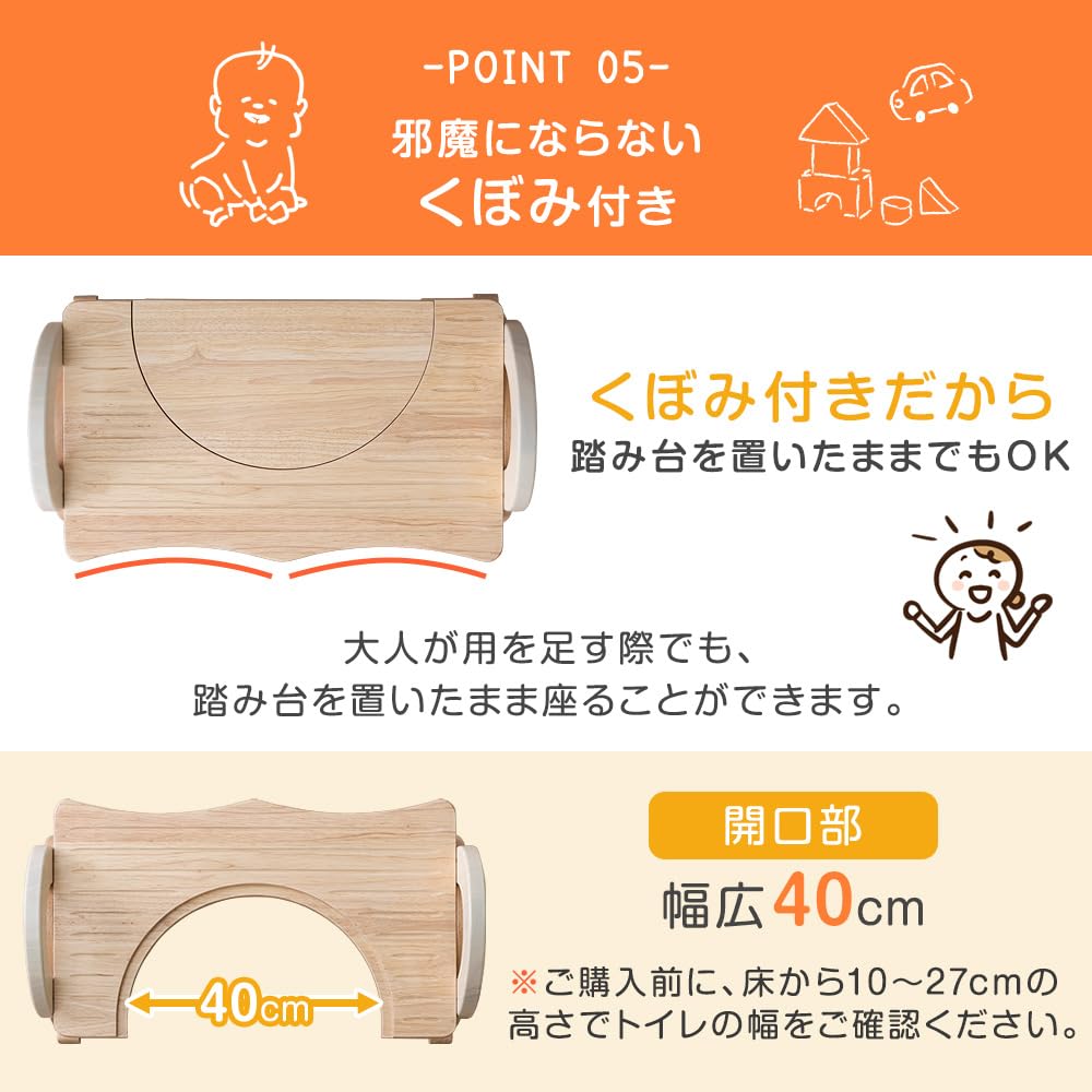Amazon｜タンスのゲン 踏み台【現役ママが考えた！長く使える高さ9段階