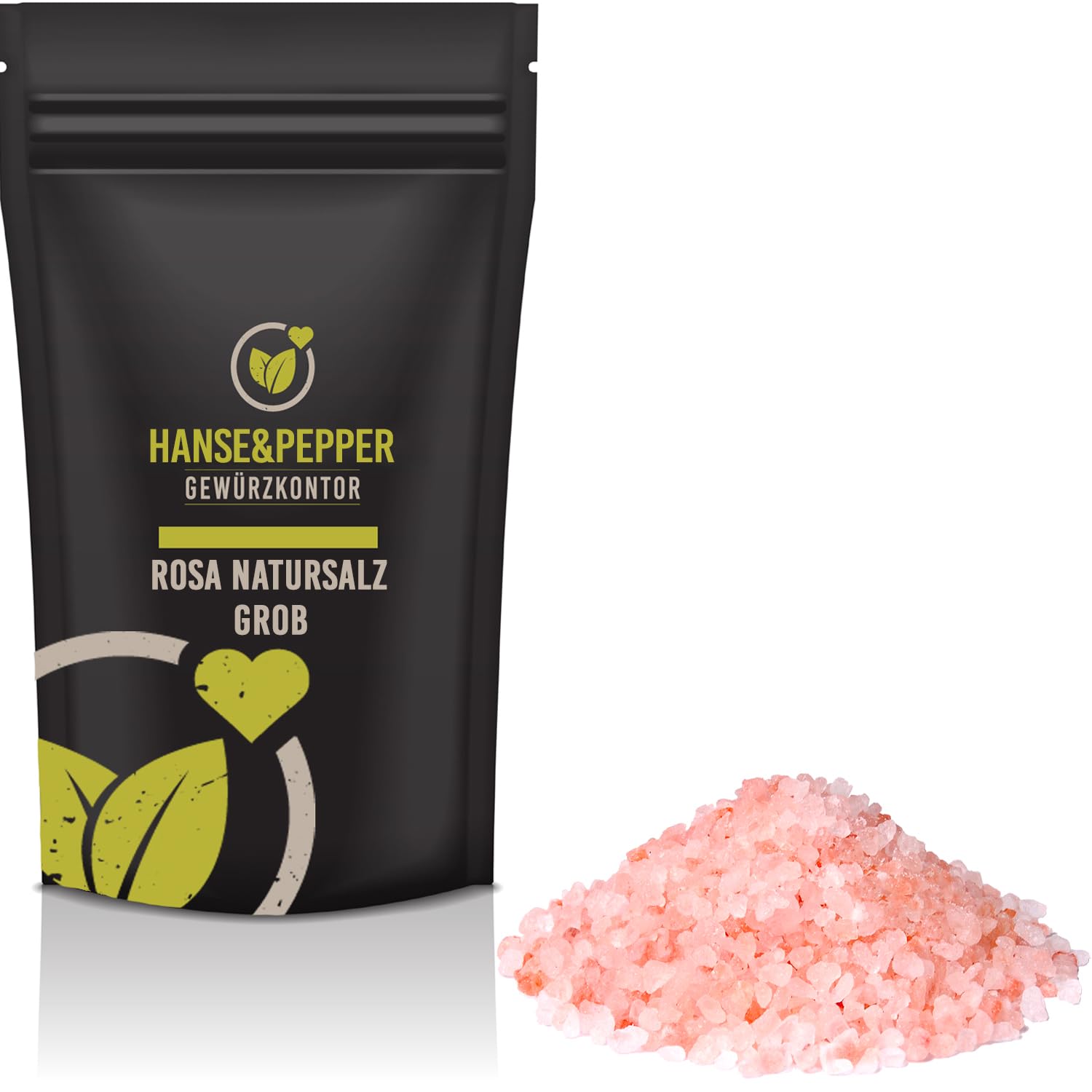 2kg Rosa Natursalz aus Pakistan bekannt als Himalaya Salz Rosa Kristallsalz grob 3-5mm besonders aromatisch Ursalz - Plus Serie