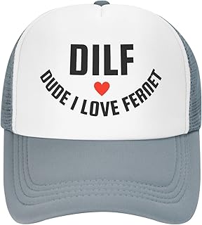 Dilfs Dude I Love Fernet Hat Baseball Cap Men Women Trucker Hat