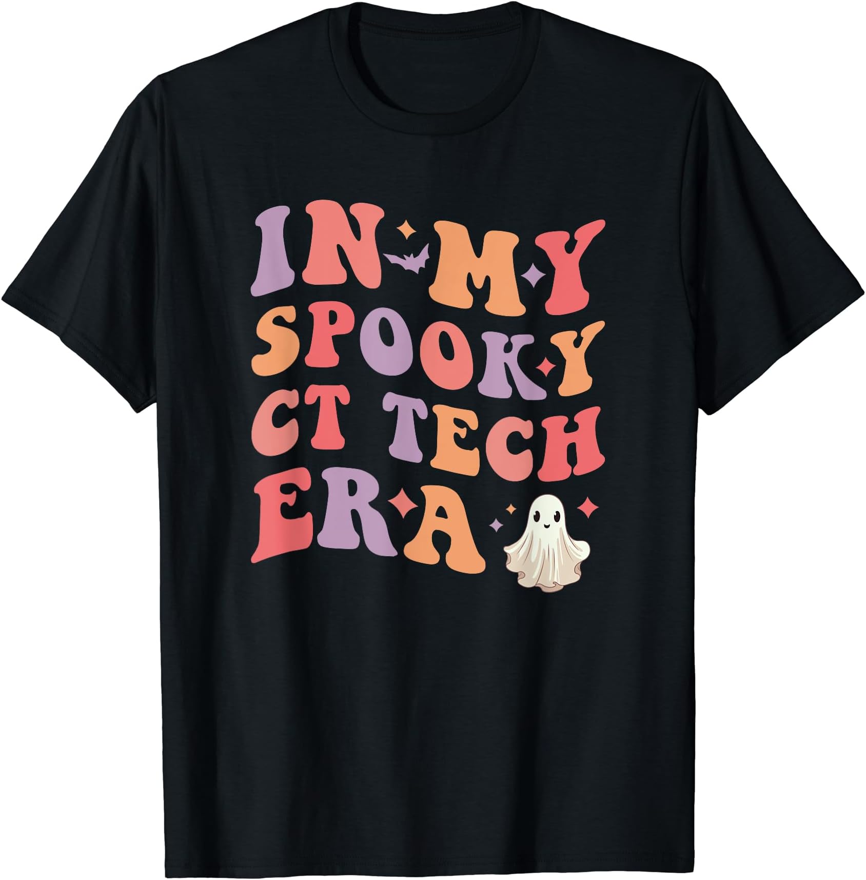 In My Spooky CT Tech Era Halloween Funny CT Technologist T-Shirt