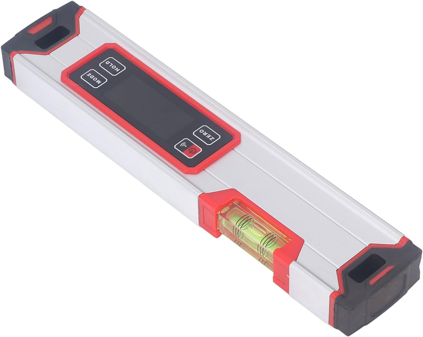 Digital Level Box with Magnetic Base and 300mm Length, Aluminum Alloy Inclinometer Protractor for Woodworking and Construction Machinery, Portable LED Display Leveling Tool