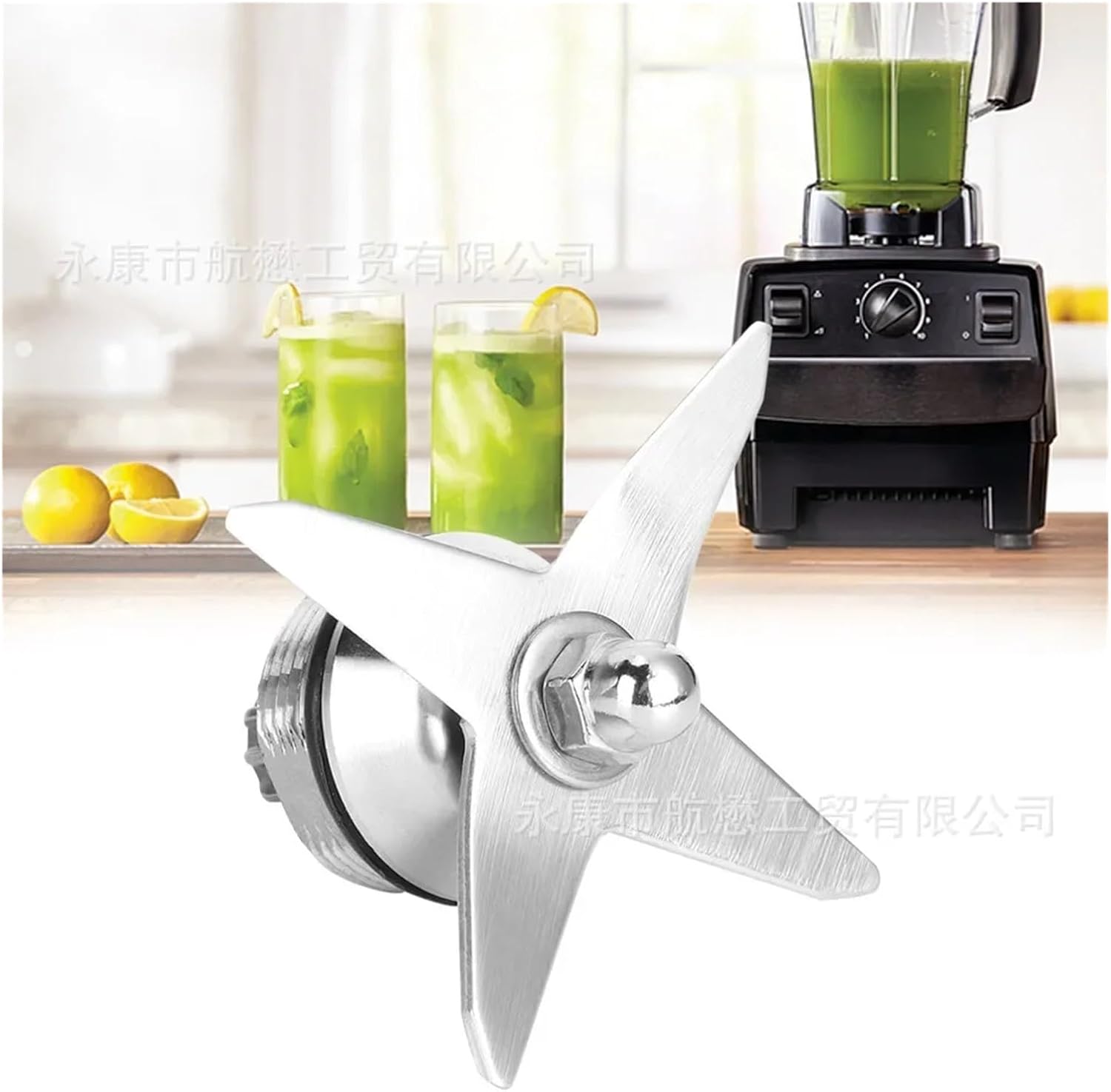 4‑Blades Blender Blade Assembly Replacement Accessories Parts Compatible With Vitamix 1195