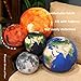 10.6“ Planet Plush Soft Planet Plush Plush Pillow Toys Stuffed 3D Moon,Earth,Sun Plushie Doll Cute Solar System Planet Toy Gifts for Kids and Bedroom Sofa Home Decor (Sun)