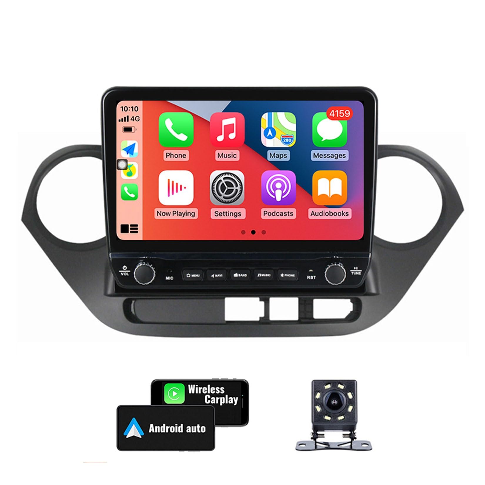 Autoradio Android 10 Plug and Play pour remplacer la radio d'origine i10