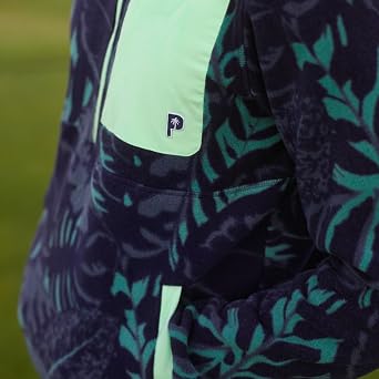 Palm Tree Crew Men's Soft Performance Half Zip Fleece