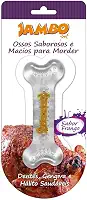 JAMBO PET Osso Silicone Boninho Grande Frango Jambo Para Cães