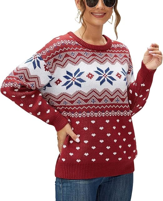 BEIGAI Damen Pullover Herbst Winter Elegante Casual Strickpullover...