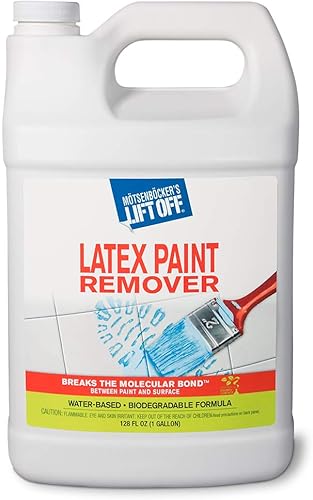 Motsenbocker's Lift Off 41401 - Removedor de pintura de látex de 1 galón, elimina de forma segura la pintura de látex y el esmalte y funciona en