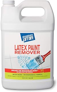 Motsenbocker's Lift Off 41401 Latex Paint Remover – Safely Removes Latex Paint, Acrylics & Enamels from Multiple Surfaces, Water-Based, Biodegradable – 1 Gallon