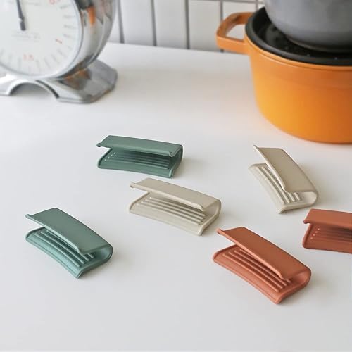 Miniatura 7 de Carrotez Soportes de silicona para ollas, cubiertas resistentes al calor para mangos de ollas para cocina, accesorios para hornos holandeses de