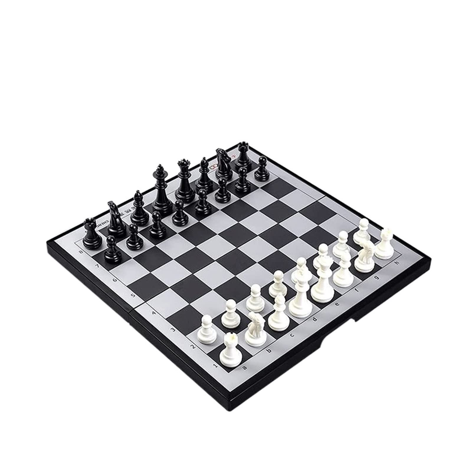 Juego de ajedrez Plegable de Viaje, Juego de ajedrez, Tablero Plegable, Juego Mesa Educativo portátil Viaje