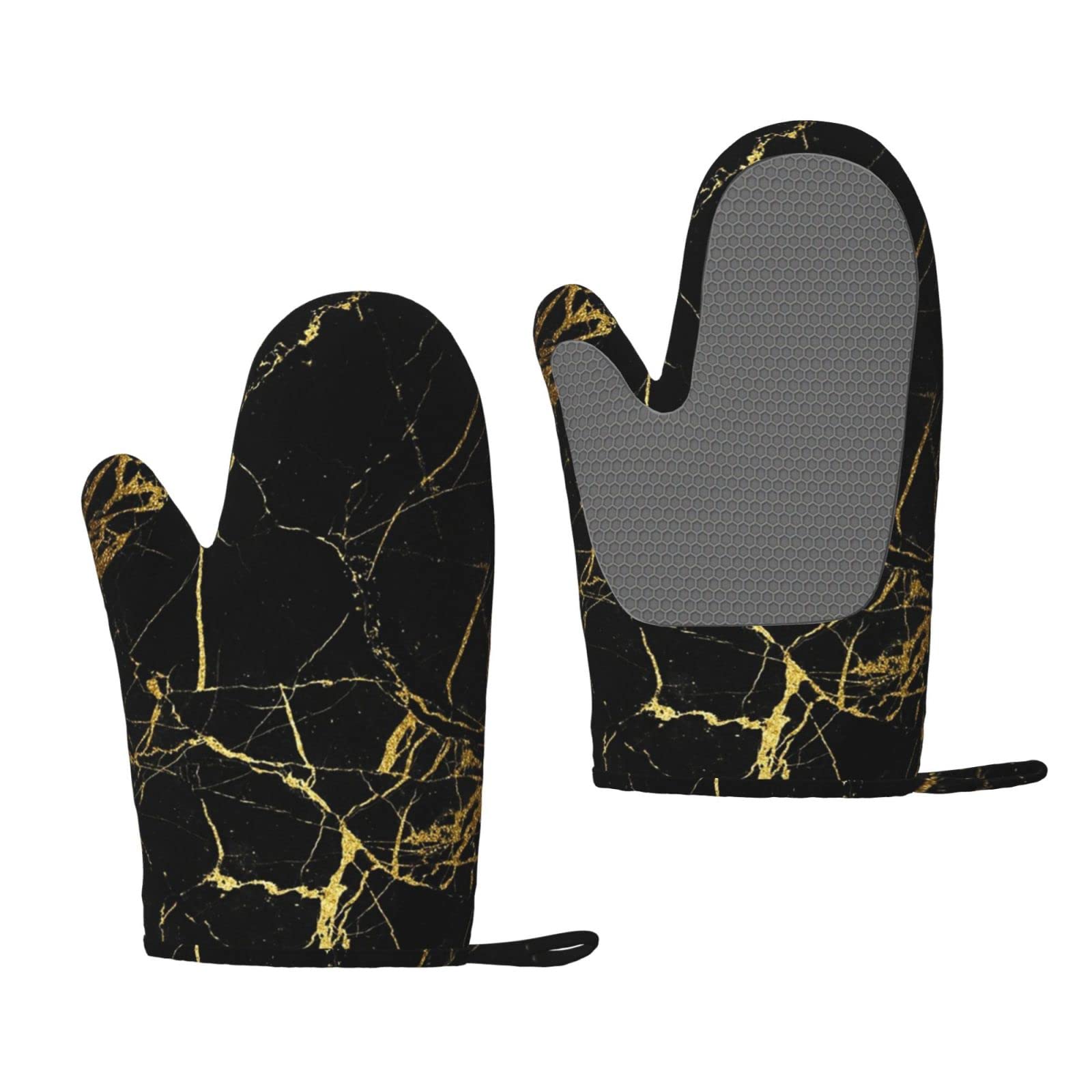 Gants de cuisine résistants à la chaleur double couche