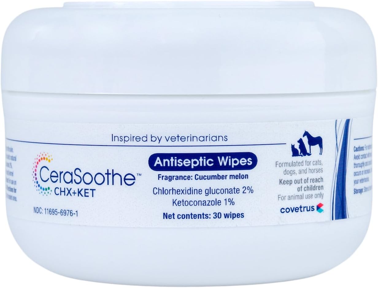 CeraSoothe CHX+KET (Formerly Phytovet CK) Wipes 30 ct