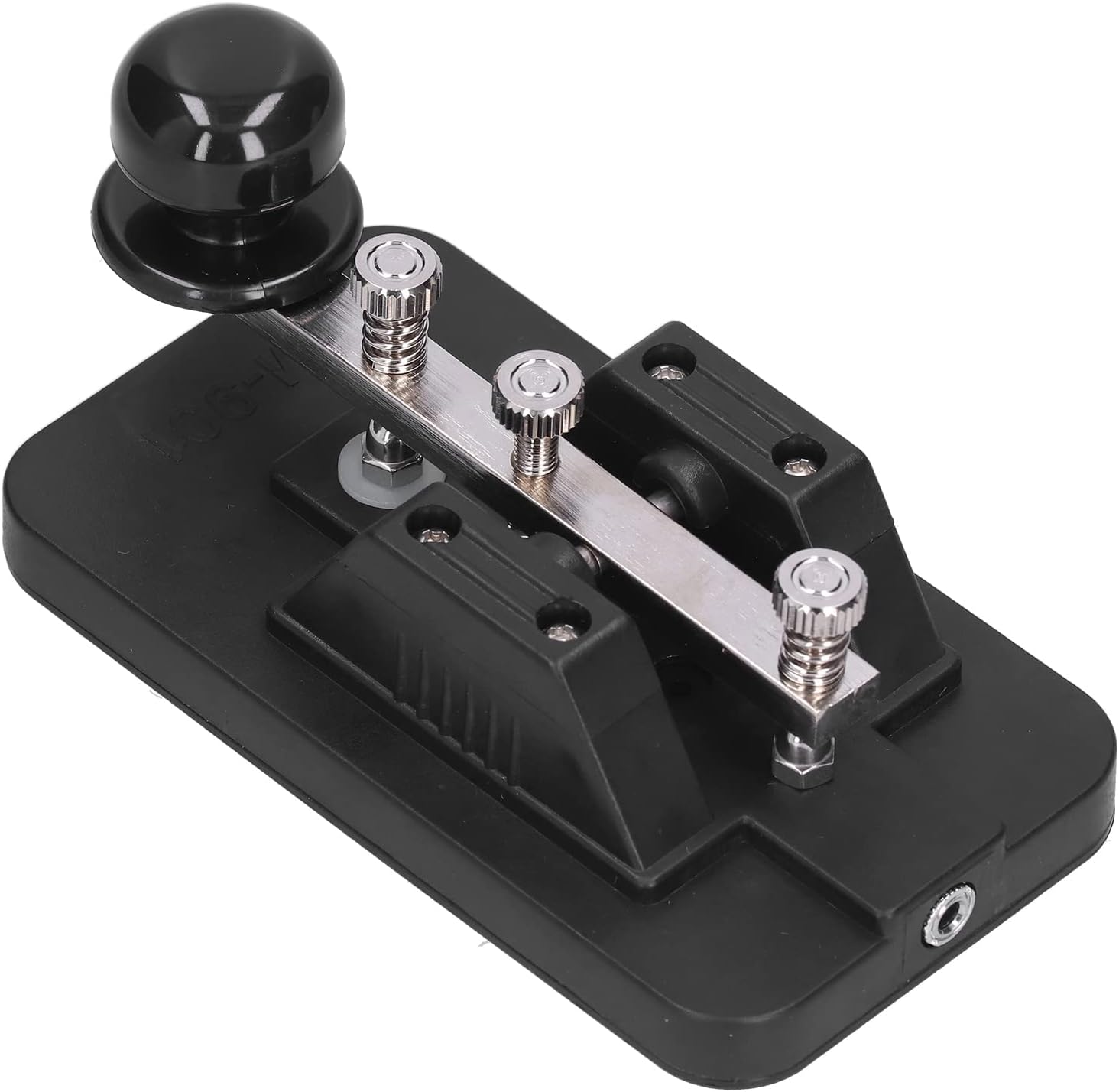 Morse Code Key, Professional Morse Code CW Telegraph Straight Key DIY Telegraph Tapper Manual CW Practice Tool Trainer with Buzzer and Voice Prompts for Physical Teaching