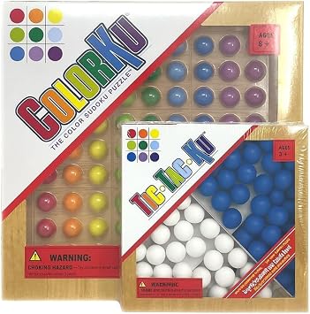 and Tic-Tac-Ku Blue and White Combo Pack