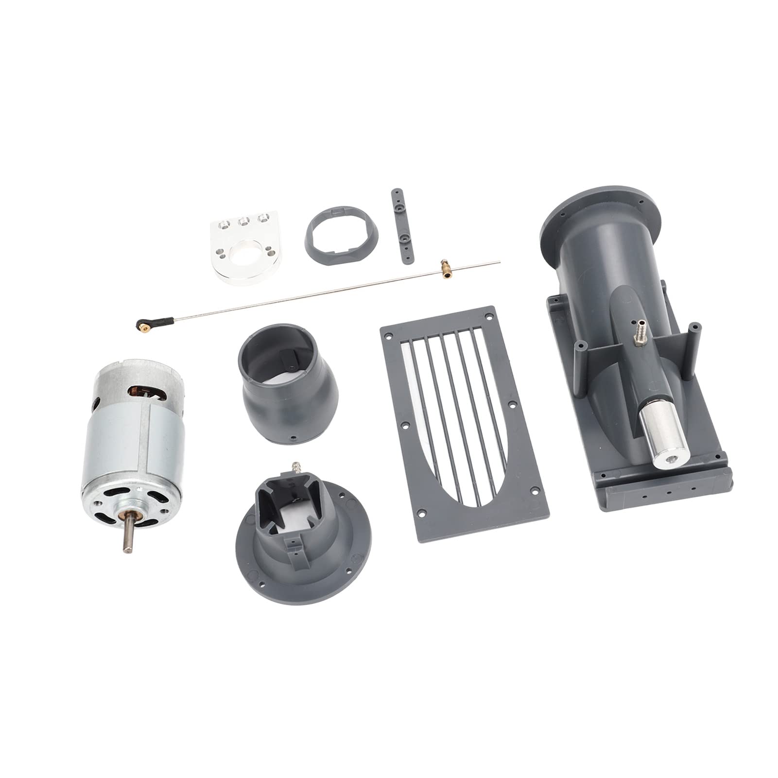 Propulsor de Bomba de Chorro de Barco RC de 40 Mm, Potente y Duradero para Barcos de Control Remoto con Motor Cepillado 775 (Gray)