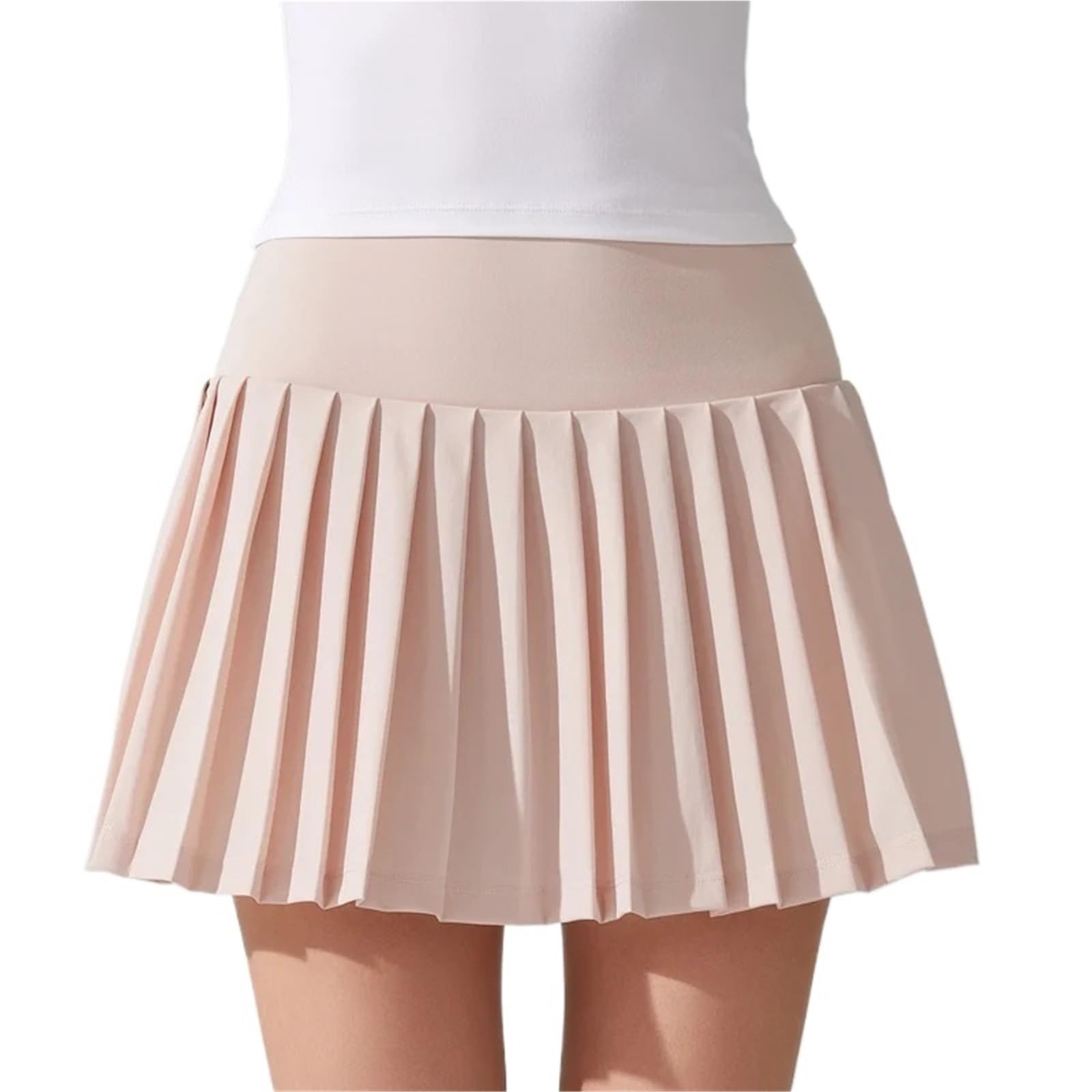Falda de Tenis Plisada for Mujer, Falda Deportiva Cintura Alta, pantalón atlética Ligera, Faldas con Bolsillo