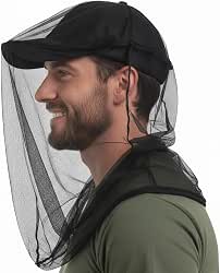 Mosquito Head Net for Insect, Fly & Bug Protection -