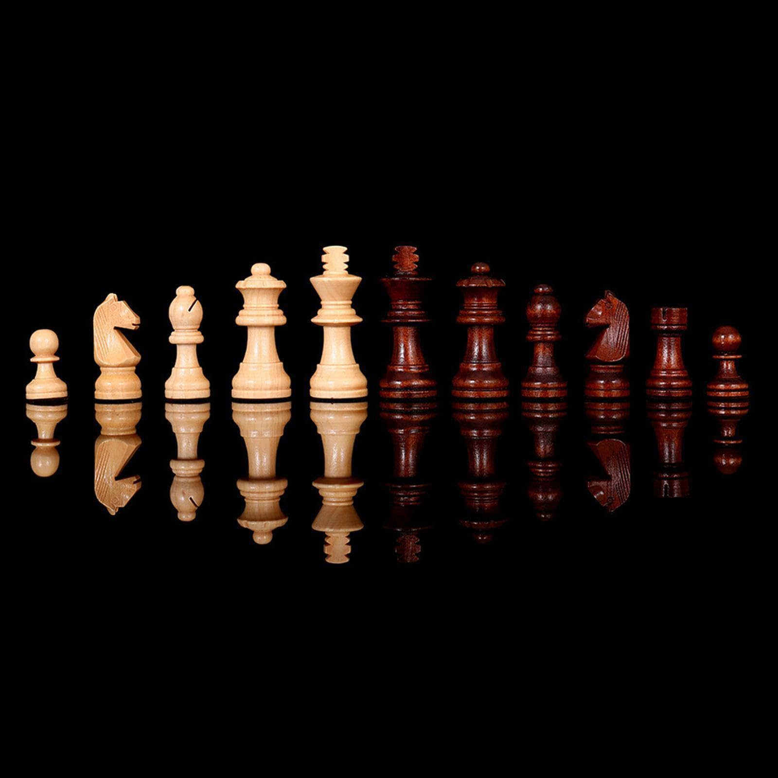 Jeu de société de Dames d'échecs, Ensemble Complet Inclus pour débutants et Joueurs expérimentés, pièces de stratégie engageantes, Jeux de