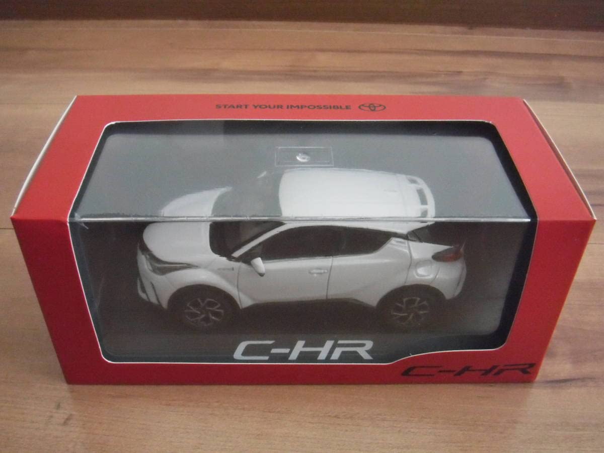 Amazon | トヨタ C-HR ミニカー カラーサンプル 白 ホワイト ホワイト 