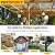 VEVIVOOVY 8pcs Flush Inside 45 Degree Angle Bracket,L/10 xW/3" Heavy Duty Flat Plate Connector Brace,Knee Brace Pergola Bracket,135 Degree Inside Joint for Butt-Join Post and Wood Beam