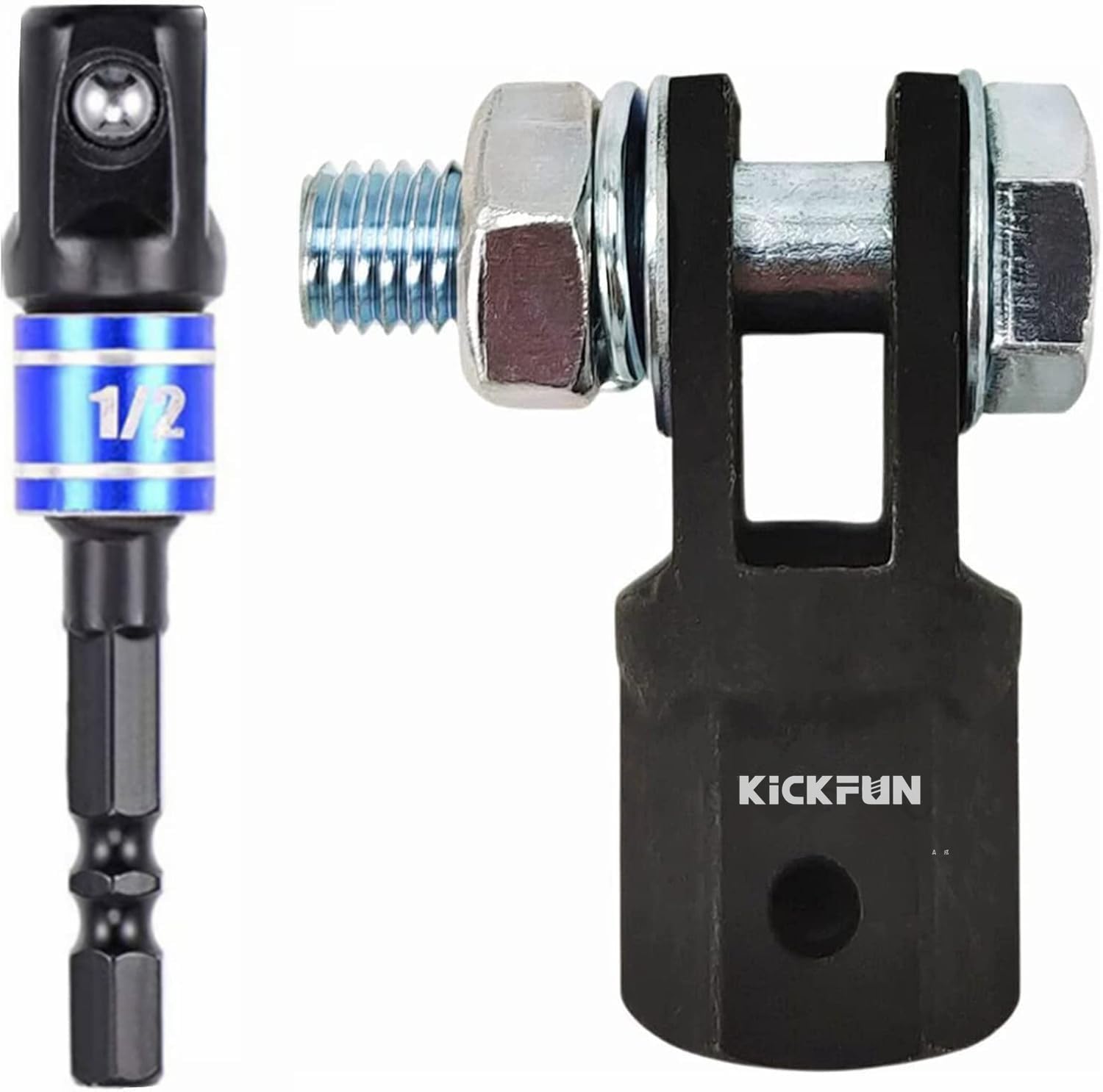 Amazon.co.jp: KickFun 1/2インチ シザージャッキ アダプター 1/2