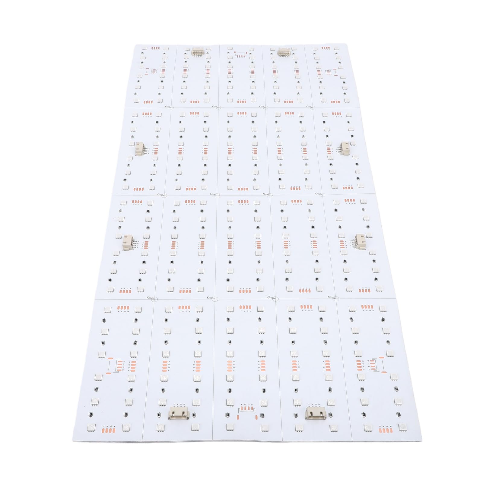 Hyuduo Arkusz Podświetlenia LED 20 Sztuk RGB Elastyczny łączony Panel 36W