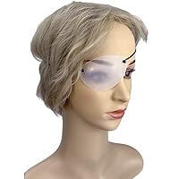 Vista 8 de Protector de ojos, 2 piezas de plástico para ojos para cirugía, transpirable, después de la cirugía, protección ocular con cinta, transparente