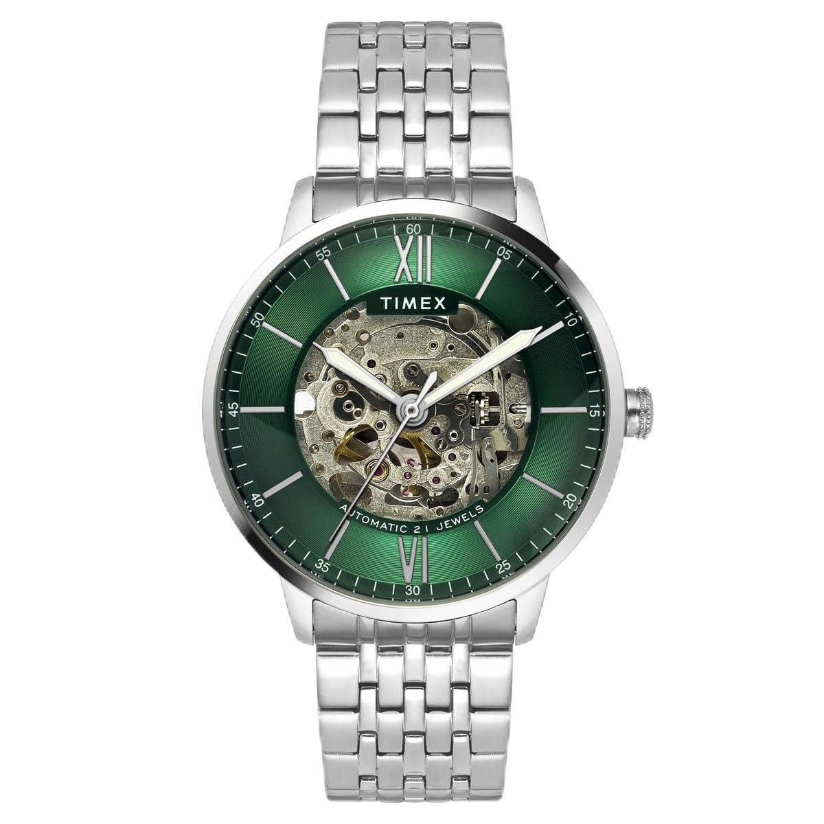 See full amazon price history chart for TIMEX Stainless Steel Men Green Round Automatic Dial Analog Watch- Tweg23502 TIMEX Stainless Steel Men Green Round Automatic Dial Analog Watch- Tweg23502 (B0CQRQLJSR) Amazon Price History, Amazon Price Tracker