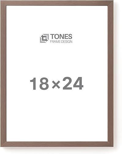 Vista 137 de Marco de fotos de 5 x 7, marco de 5 x 7 pulgadas, marco de 4 x 6 pulgadas, acabado de chapa de madera, marco de fotos de 5 x 7 pulgadas con paspartú