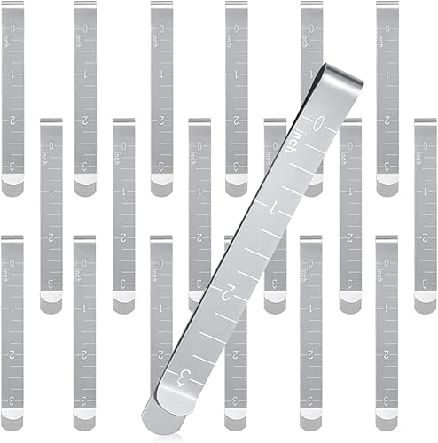 Cindeer 30 Pcs Sewing Clips Stainless Steel Hemming Clips Metal