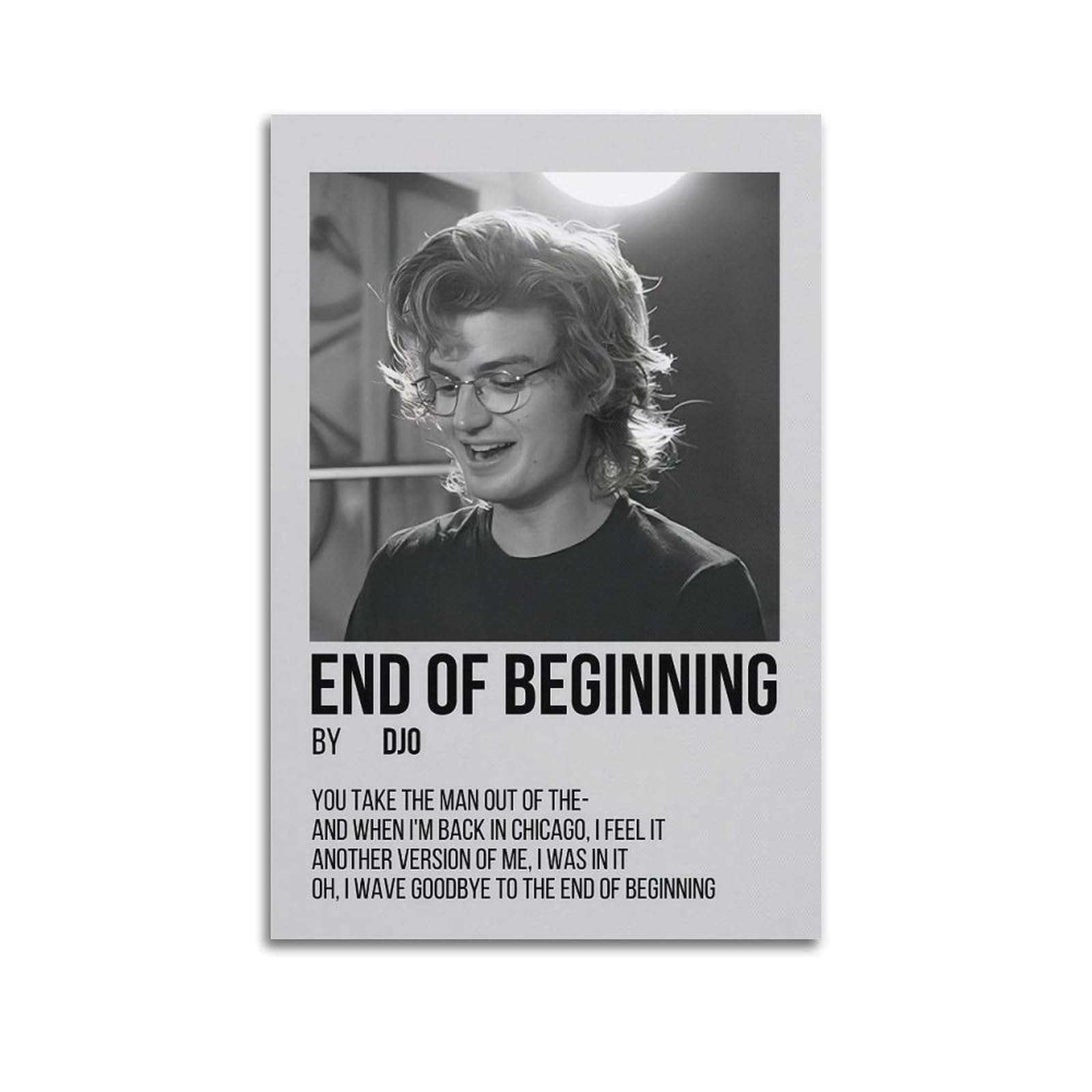 YCWUKARTS DJO-end of Beginning Posters, Retro Moive Canvas Wall Art Prints For Home & Office Wall Decor 08x12inch(20x30cm) Unframe-style