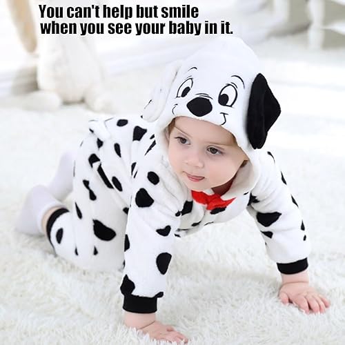 Miniatura 39 de Disfraz de bebé de Halloween para niños pequeños, rómper, mameluco para niños o niñas, ropa de animales, de 2 a 36 meses Pink Dinosaur