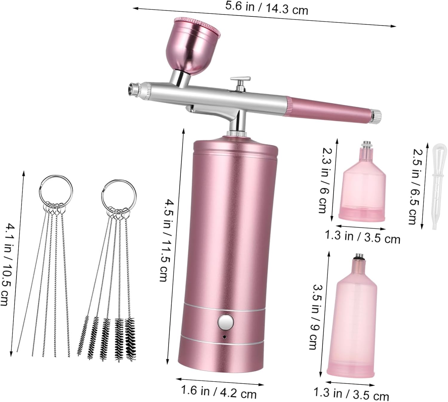 Cordless Airbrush Kit 900ma Aluminum Alloy Electric Spray Set
