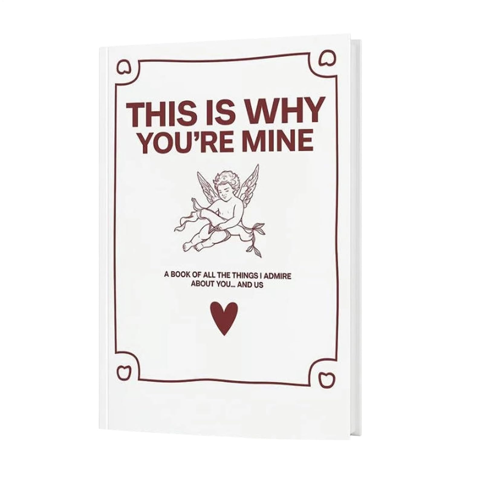 This Is Why You're Mine Journal, Couples Journal, Anniversaries Book, Valentines Day Birthday Gift For Her And Him