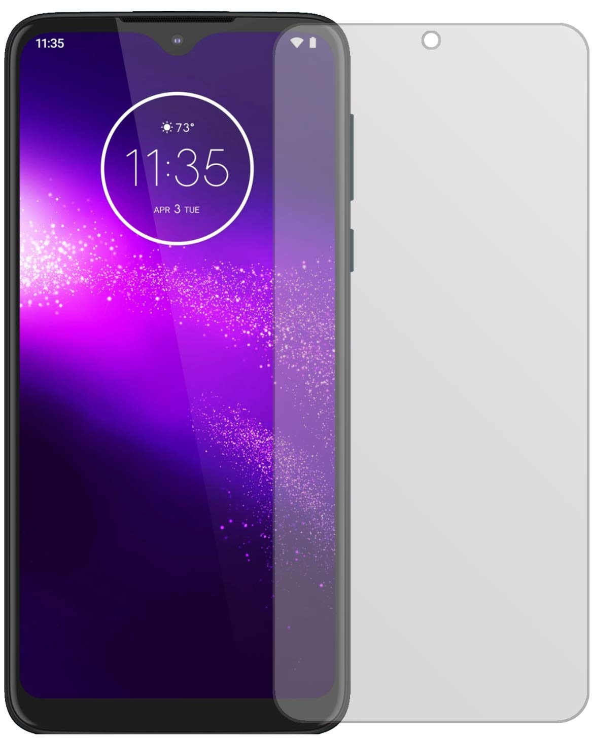 Dipos - 6x Pellicola Protettiva Antiriflesso Compatibile Con Motorola One Zoom Pellicola Di Protezione 3x Anteriore 3x Posteriore 4051837438494