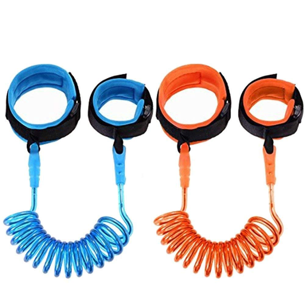 Anti-perte Poignet 1.5M 2 Pack Bleu & Orange