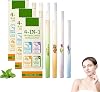 4Pcs Herbal Diffuser Pen,Aromatherapy Inhaler Stick,Dual-Action Herbal Purifier Pens,Portable Vaporless Fum Inhaler for Cleanse,Breathing Aid & Oral Freshening, All-Natural Botanicals 3 Box