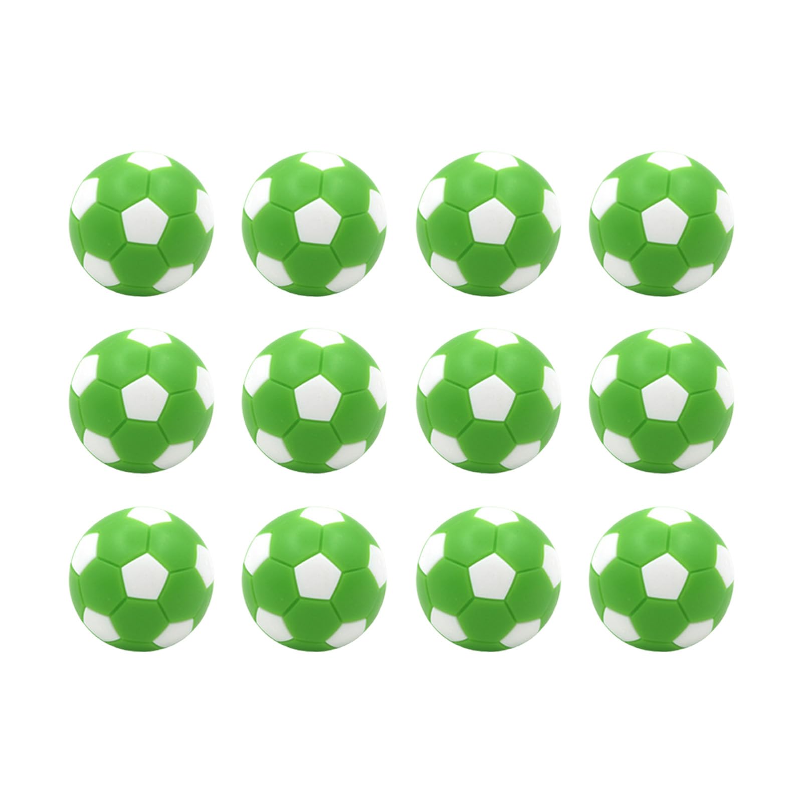 Maxtonser 12Pcs 28mm Foosballs Table Game Replacement Balls Official Tabletop Game Balls Table Soccer Balls Football Machine Part