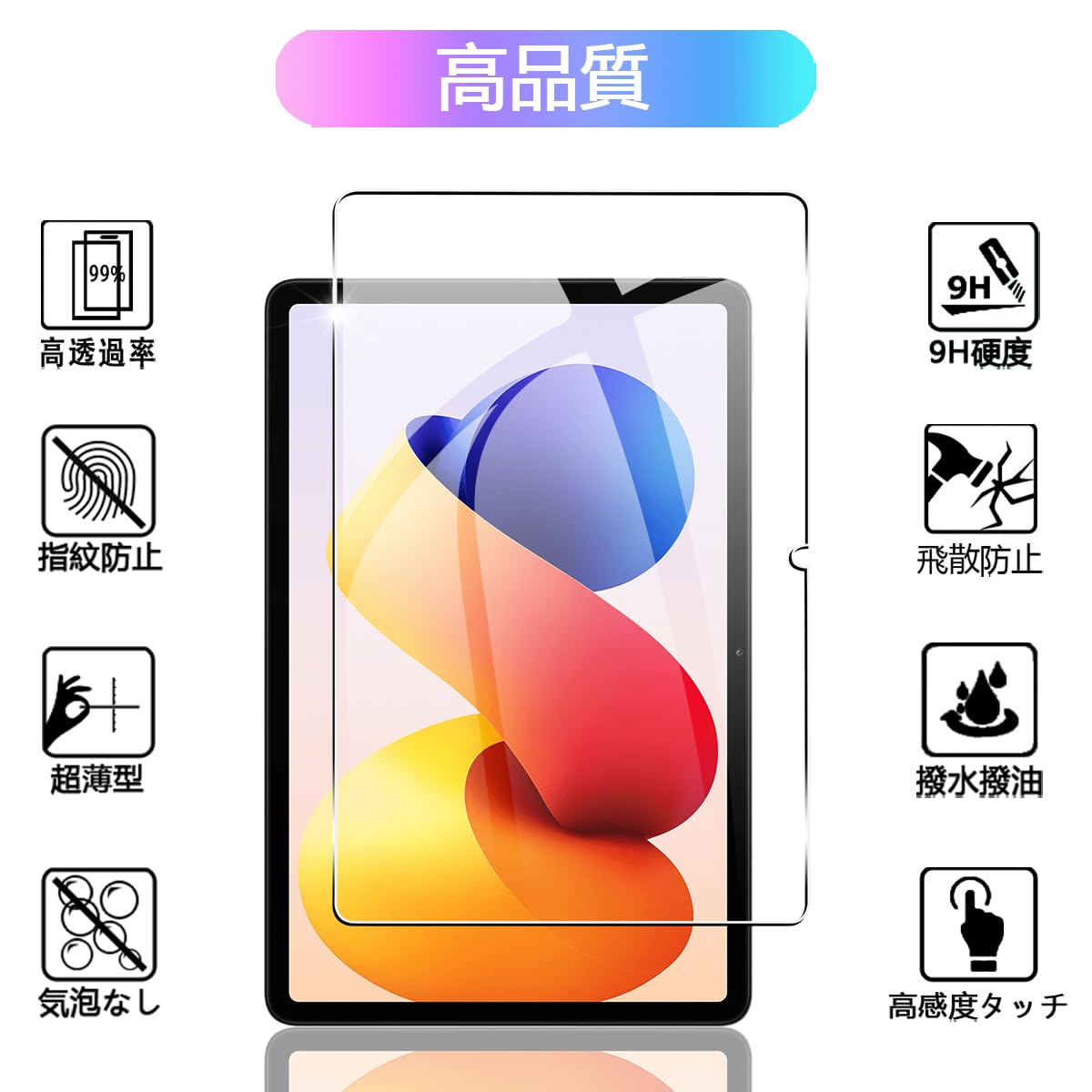 Xiaomi Redmi Pad Pro　フィルム、ケースつき Amazon.co.jp: 【1枚セット】 対応 Xiaomi Redmi Pad 2 Pro/Redmi Pad