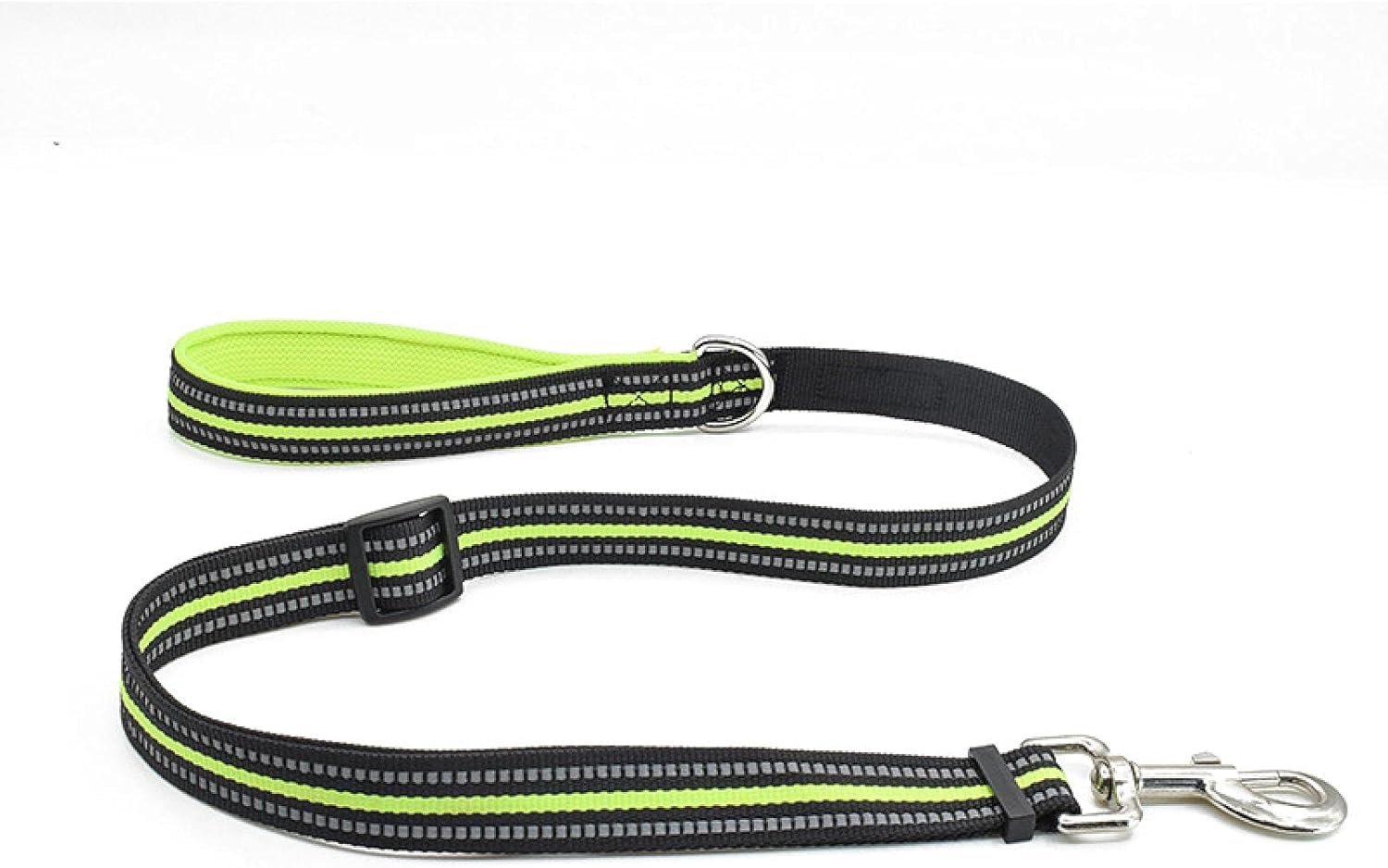 Breathable nylon mesh dog seat belt reflective adjustable dog seat belt and dog seat belt set pet collar leash dog accessories S greenleash
