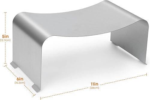 Miniatura 2 de Stanbroil Difusor de deflector de calor de acero resistente compatible con parrillas de pellets Traeger PRO 575780 y Traeger Ironwood 650885