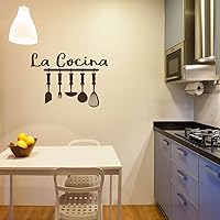 Vista 9 de La Cocina Cocina Vinilo Decoración de Pared - Calcomanias de temática española o latina para cocina