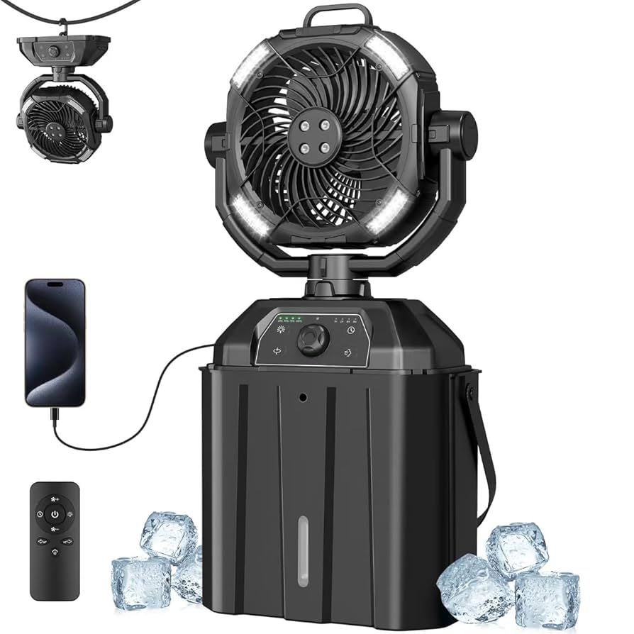 JANTJE＿ONTEMBAARミラー付きPortable fan JANTJE＿ONTEMBAARミラー付きPortable fan