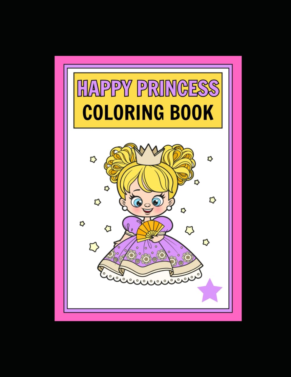 Happy Princess Coloring Book (Happy Coloring Books by Emma Cummins)