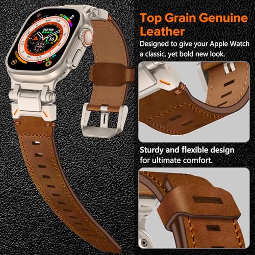 Image of KADES Rugged TPU Sport Band for Apple Watch Ultra 3 /2 /1 49mm, Metal Connectors for Apple Watch Series 11 /10 /SE3 46mm Series 9 /8 /SE2 /7 /6 /SE /5 /4 /3 /2 /1 45mm /44mm /42mm