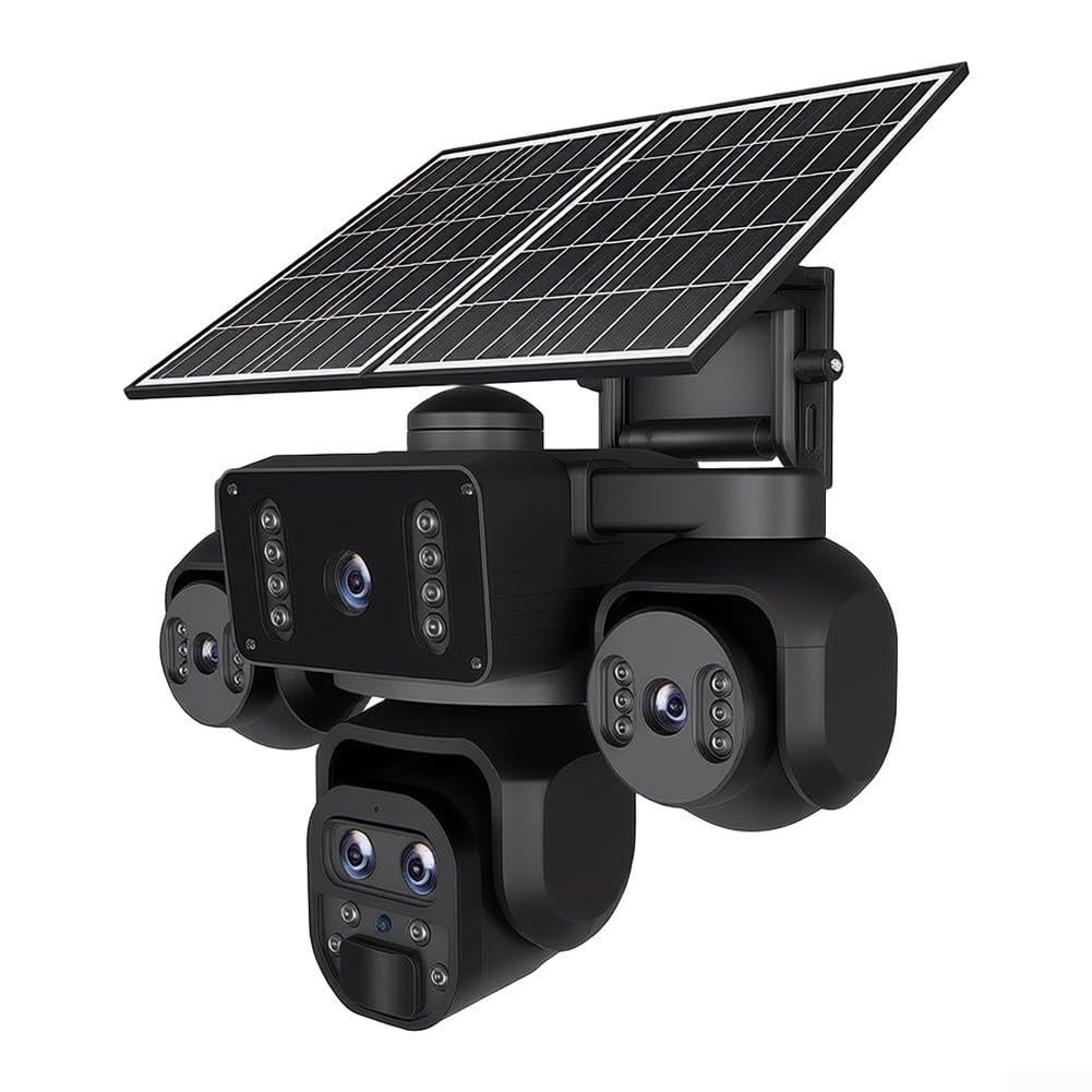 4G Telecamera di sicurezza solare 20MP 24/7 registrazione IP66