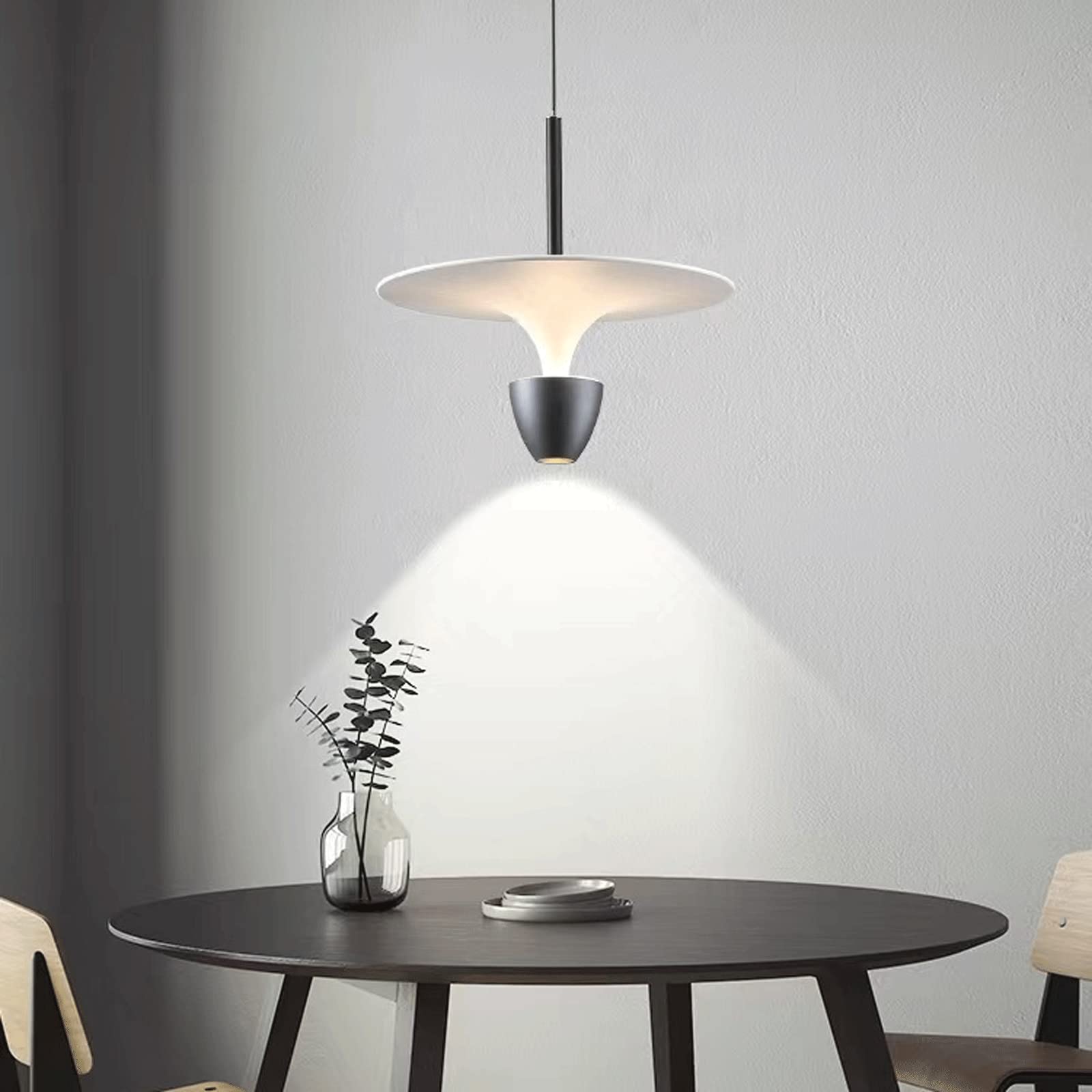Lampy wiszące Wyspa kuchenna, Lampy wyspowe LED 8 W, Pojedyncza oprawa sufitowa wisząca, Oświetlenie wiszące Nowoczesna lampa wisząca sufitowa, Pokój dzienny, Jadalnia, Bar, Kawiarnia, Jadalnia itp.