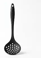 Escumadeira de Silicone para Servir 33 cm Grande – Resistente ao Calor até 230°C, BPA Free, Não Risca Panelas